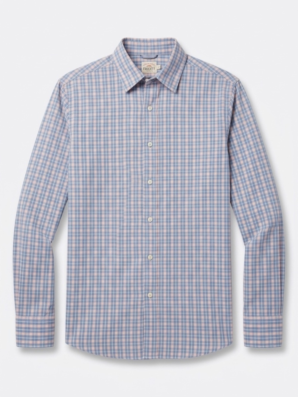 Men's Faherty 'The Movement" L/S Button Down Shirt (Small)